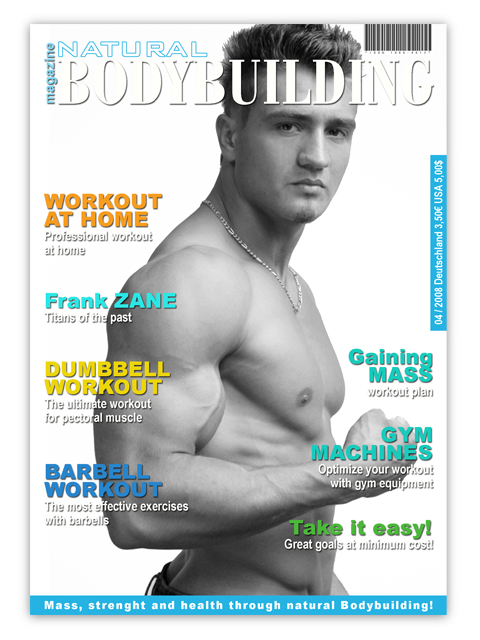 Product picture natural Bodybuilding magazine / english edition